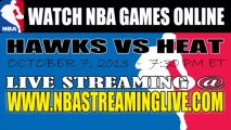 Watch Atlanta Hawks vs Miami Heat Live Streaming Game Online