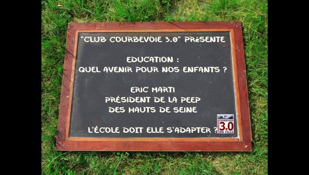 Courbevoie 3.0 débat sur l’éducation - Eric Marti et Arash Derambarsh