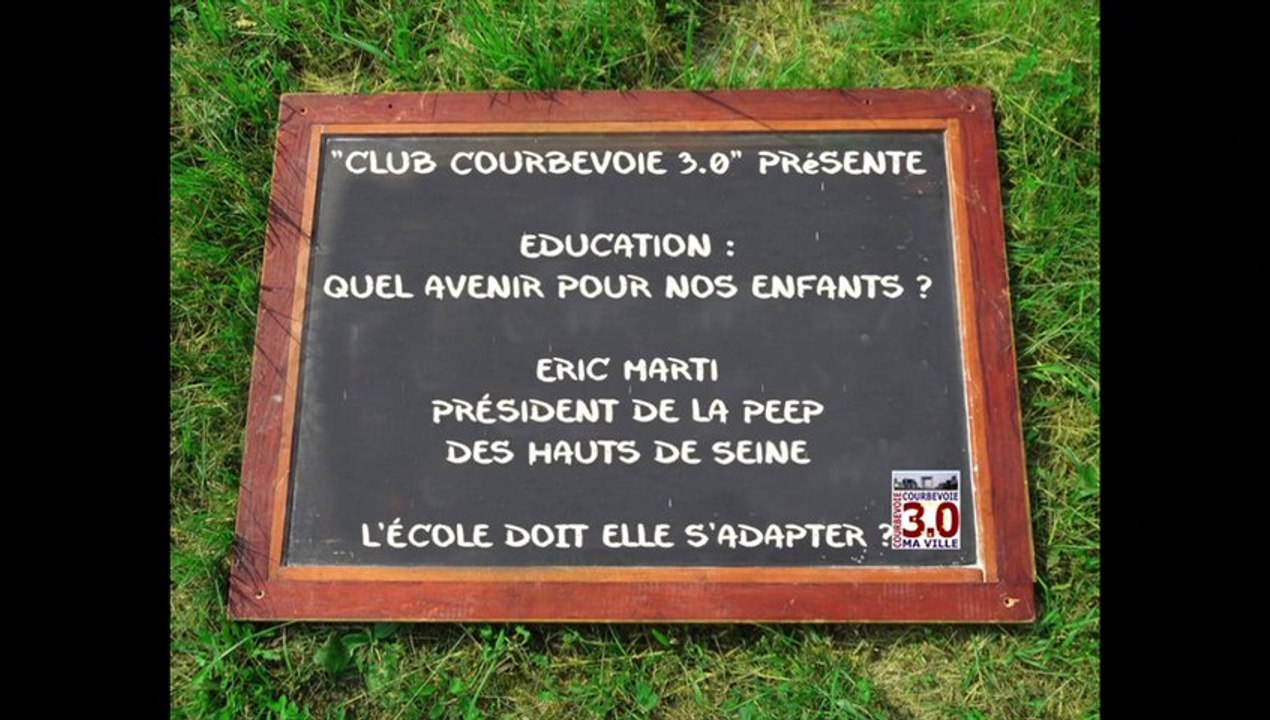 Courbevoie 3.0 débat sur l’éducation - Eric Marti et Arash Derambarsh