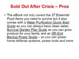 Sold Out After Crisis - 37 Critical Food Items Guide review