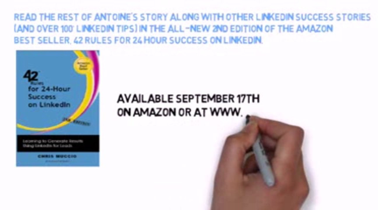 LinkedIn Tips - Rule #37 -- Antoine Dupont_s Success Story