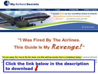 My Airfare Secrets + My Airfare Secrets Pdf Download