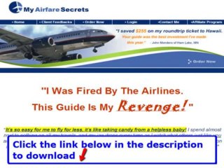 My Airfare Secrets Pdf + Tony Morrison My Airfare Secrets