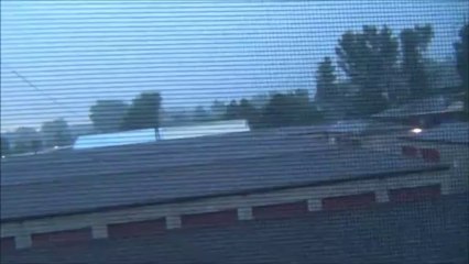 Tormenta de granizo en Utah salt lake