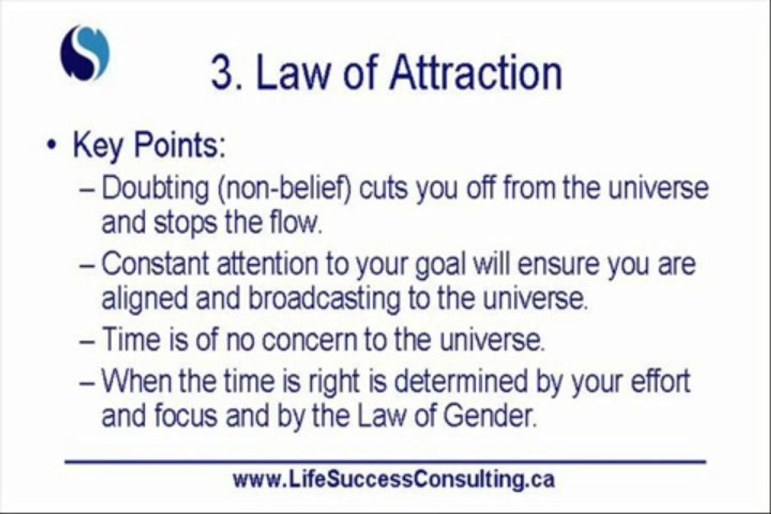The 11 Forgotten Laws (Part 3) - The Law of Attraction