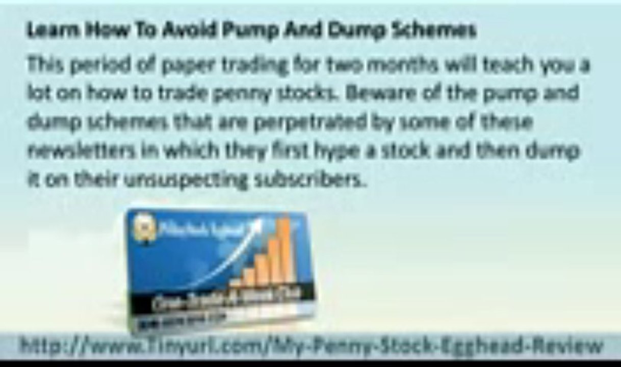 Penny Stock Egghead Pump and Dump + Penny Stock Egghead Pick