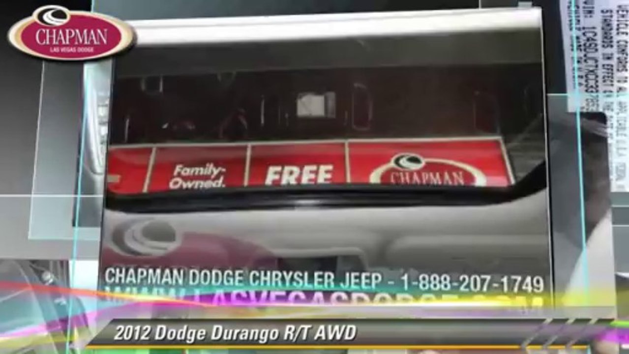 2012 Dodge Durango R/T AWD - Chapman Las Vegas Dodge Chrysler Jeep Ram, Las Vegas