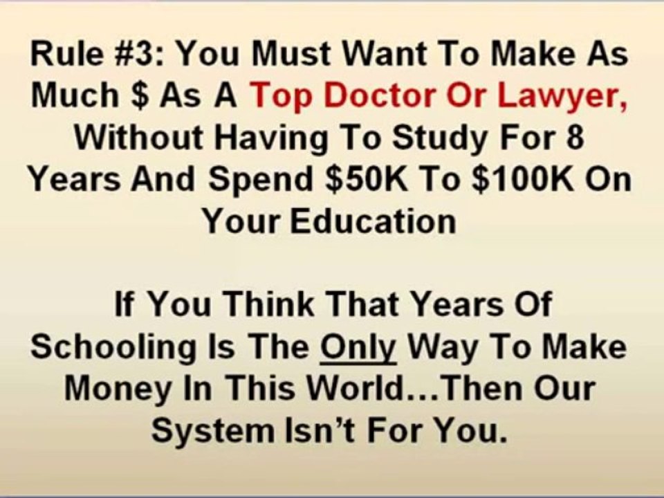 Making Money - no cost income stream - make money online today - residual income opportunities