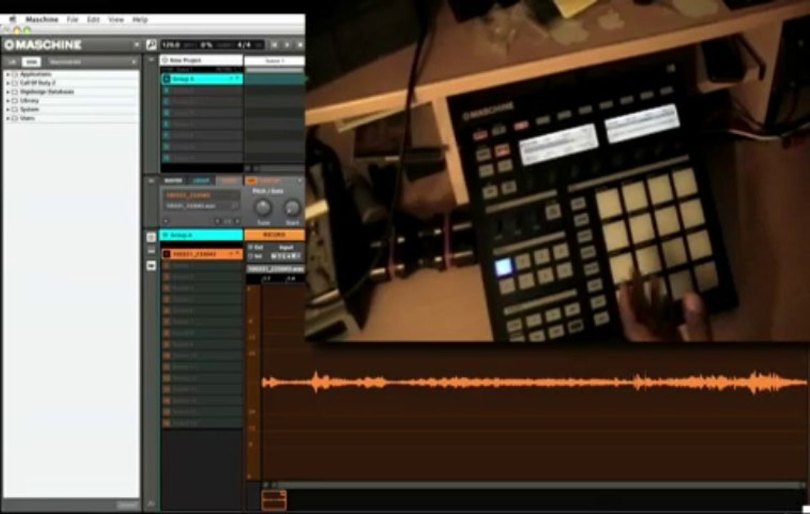 Native Instruments Maschine Groove Production Center Help with Sampling Issue