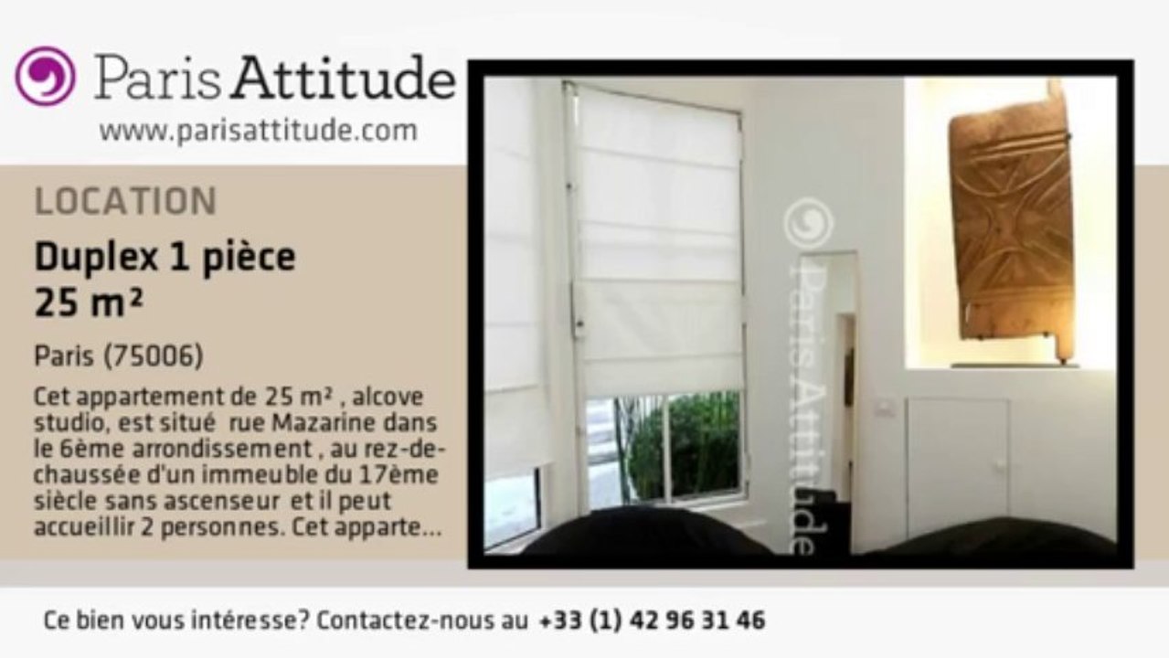 Duplex Alcove Studio à louer - St Germain, Paris - Ref. 1861