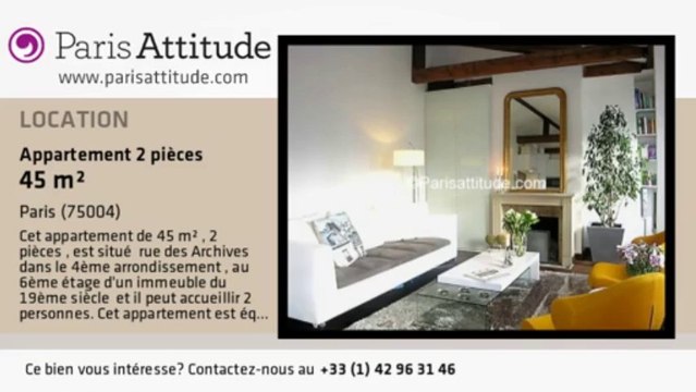 Appartement 1 Chambre à louer - Centre George Pompidou, Paris - Ref. 6985