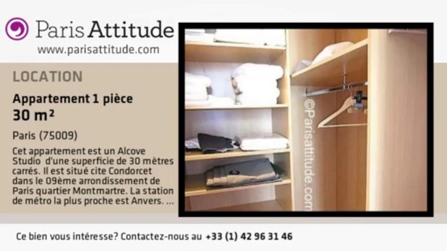 Appartement Alcove Studio à louer - Poissonnière, Paris - Ref. 3407