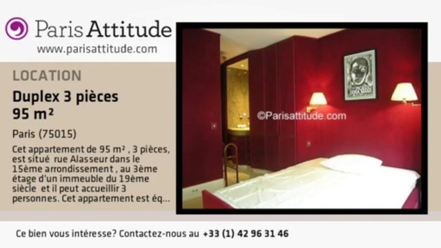 Duplex 2 Chambres à louer - Motte Piquet Grenelle, Paris - Ref. 6298