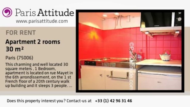 1 Bedroom Apartment for rent - Ecole Militaire/Unesco, Paris - Ref. 5856