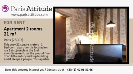 1 Bedroom Apartment for rent - Montorgueil, Paris - Ref. 7827