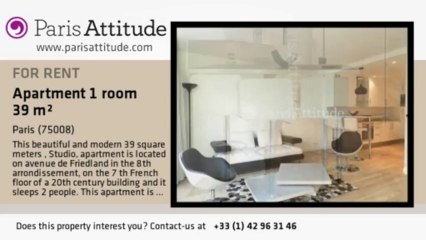 Studio Apartment for rent - Arc de Triomphe, Paris - Ref. 8252