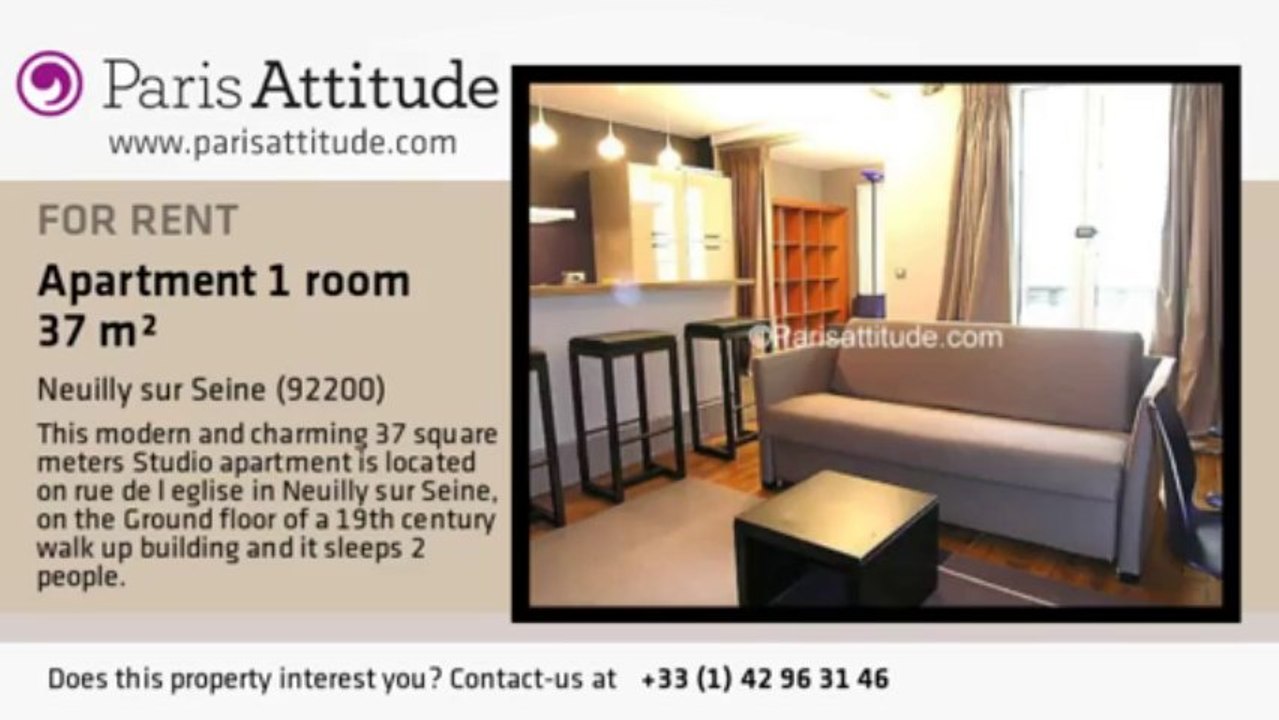 Studio Apartment for rent - Neuilly sur Seine, Neuilly sur Seine - Ref. 3488