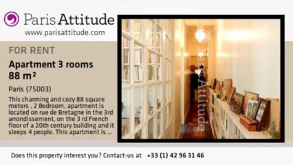 2 Bedroom Apartment for rent - Temple, Paris - Ref. 7875