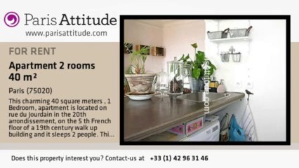 1 Bedroom Apartment for rent - Place des Fêtes, Paris - Ref. 7196