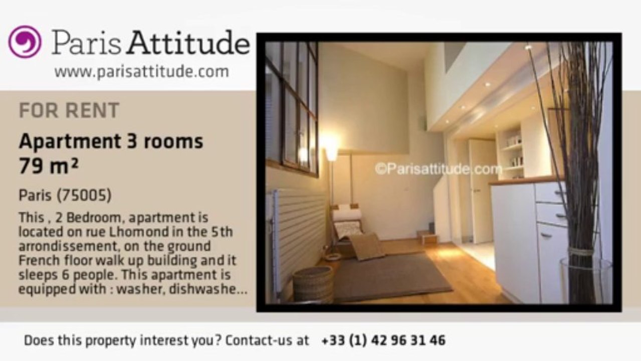 2 Bedroom Duplex for rent - Panthéon/Sorbonne, Paris - Ref. 433