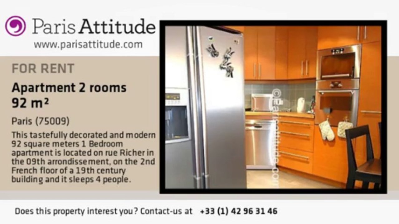 1 Bedroom Apartment for rent - Notre Dame de Lorette, Paris - Ref. 3645