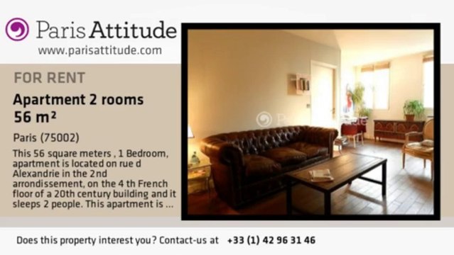 1 Bedroom Apartment for rent - Montorgueil, Paris - Ref. 8082