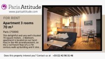 2 Bedroom Duplex for rent - Place des Vosges, Paris - Ref. 2601