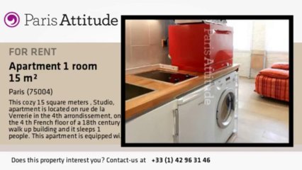 Studio Apartment for rent - Hôtel de Ville, Paris - Ref. 8490