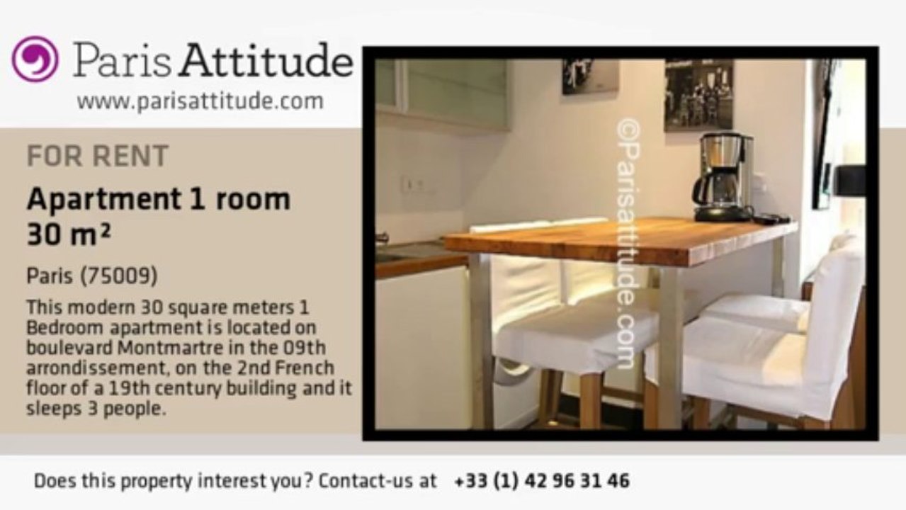 Studio Apartment for rent - Grands Boulevards/Bonne Nouvelle, Paris - Ref. 3693