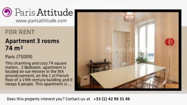 2 Bedroom Apartment for rent - Moulin Rouge/Pigalle, Paris - Ref. 8192