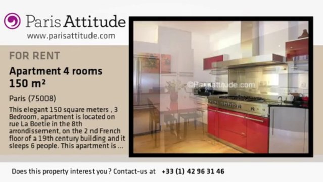 3 Bedroom Apartment for rent - Miromesnil, Paris - Ref. 5082