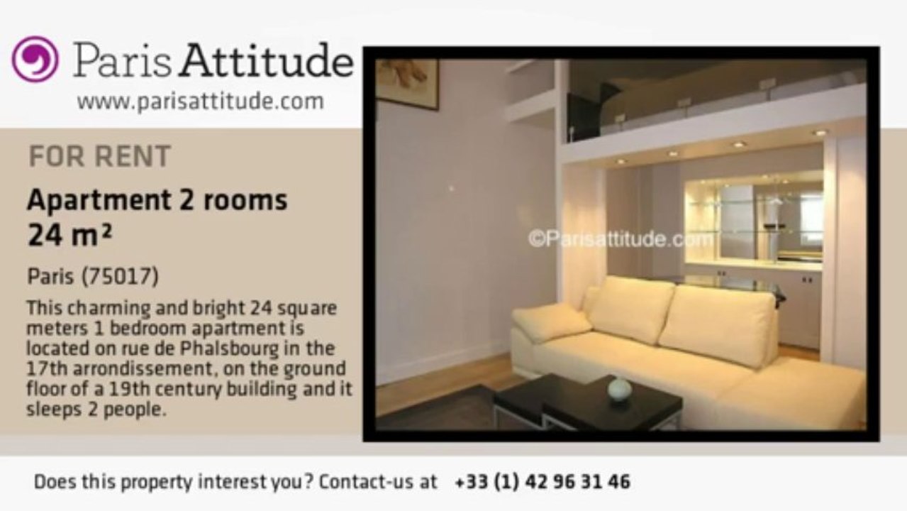 1 Bedroom Apartment for rent - Parc Monceau, Paris - Ref. 2877