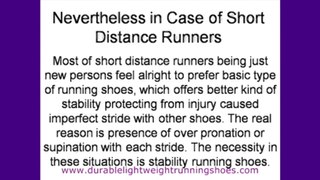Lightweight Running Shoe Versus Stability Shoe
