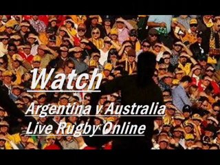Watch Rugby Championship Argentina vs Australia