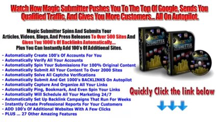 Magic Submitter - Magic Submitter will do it all for you