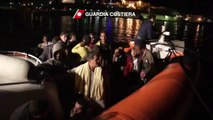 Lampedusa (AG) - Migranti soccorsi dalla Guardia Costiera (03.10.13))
