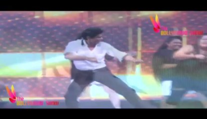 Bollywood Superstar Shahrukh Khan as he Dances to Bharti's
