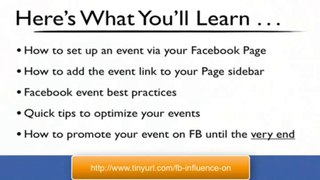 FB Influence - Events