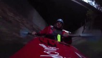 Caméra embarquée sur un kayak à plus de 50 km/h