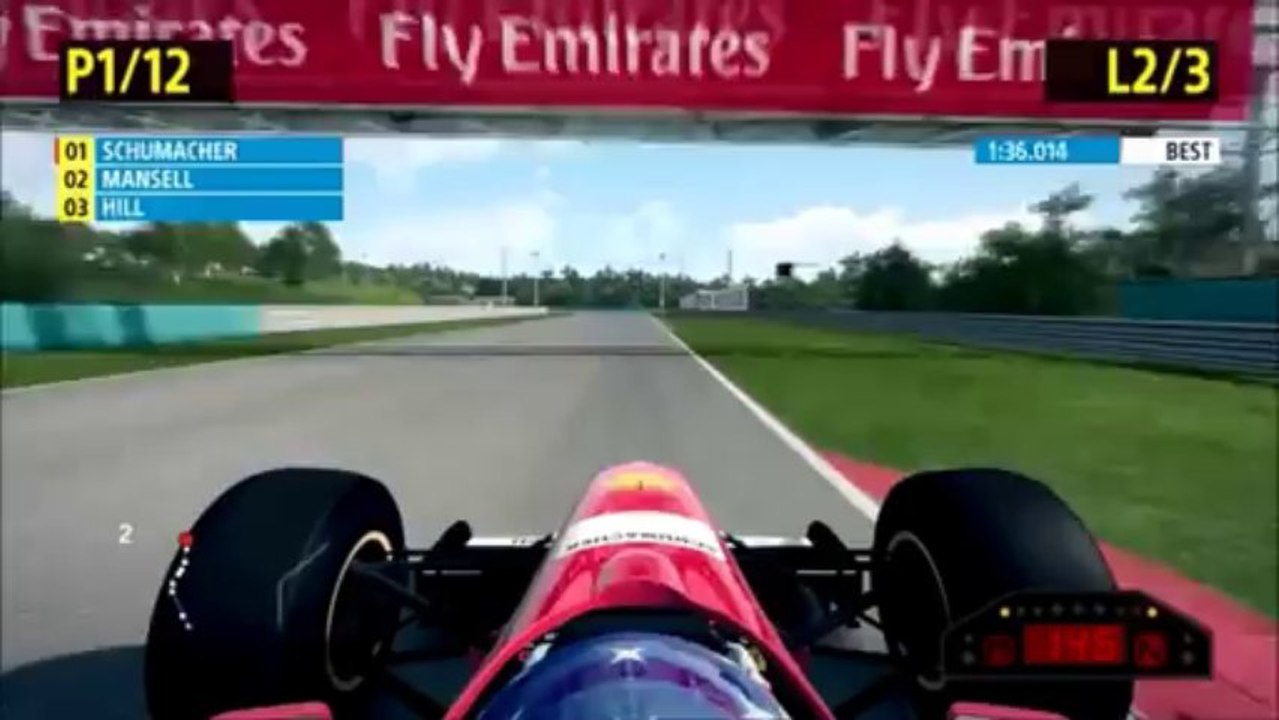 F1 2013 HD PC Gameplay - 1996 Ferrari F310 - Hungaroring