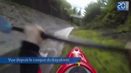 Une descente vertigineuse à 56 km/h en kayak