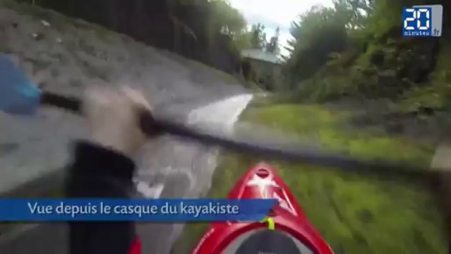 Une descente vertigineuse à 56 km/h en kayak