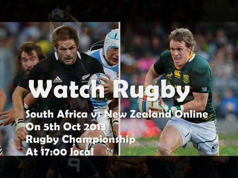 Streaming Springboks vs All Blacks Live