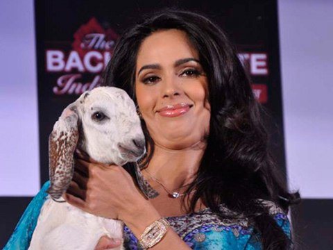 Mallika Sherawat Gets A Goat As Gift