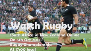 Watch Rugby Springboks vs All Blacks Online