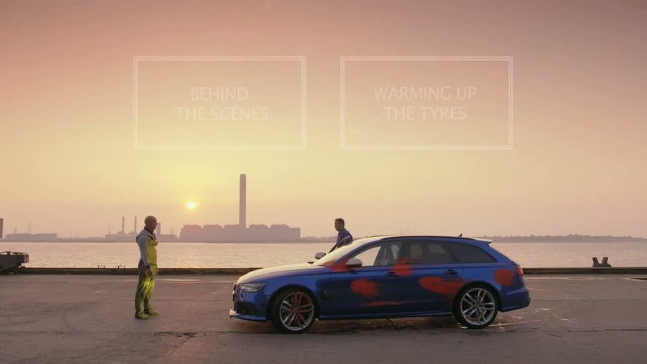 Quand l'Audi RS6 affronte un gymnaste