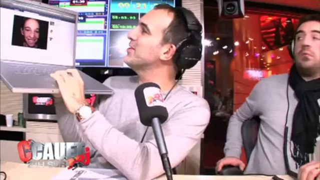 Cauet se scotche le visage sur NRJ - C'Cauet sur NRJ