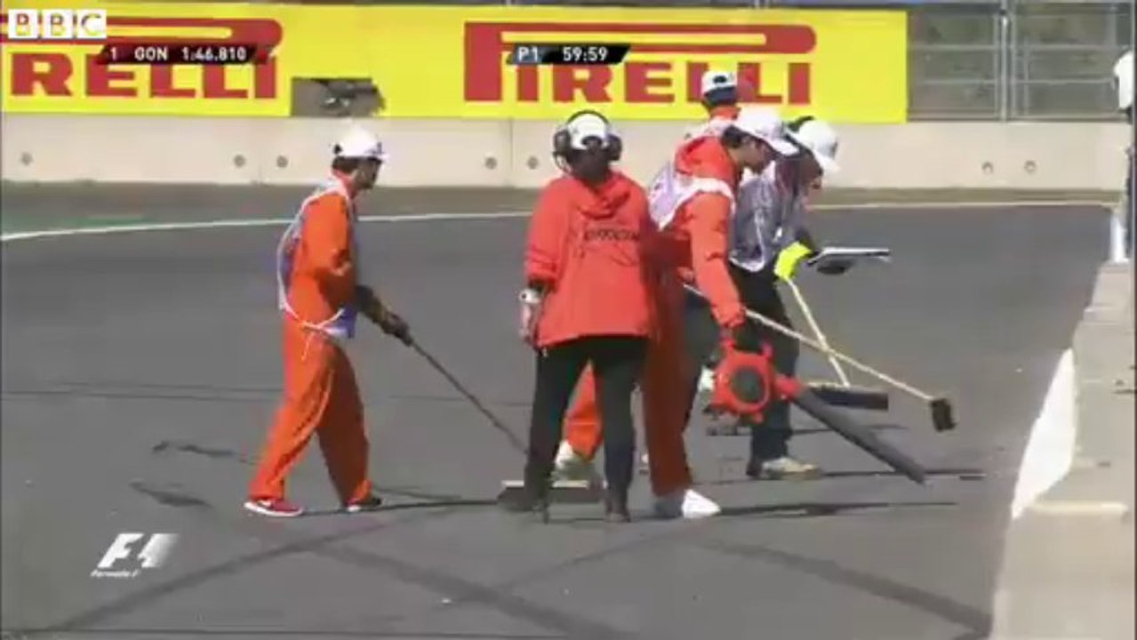 Korean Grand Prix FP1 BBC