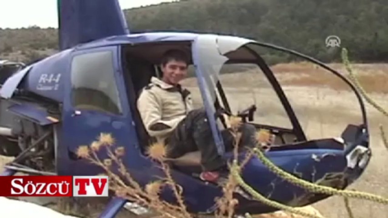 Helikopter sahibini bekliyor