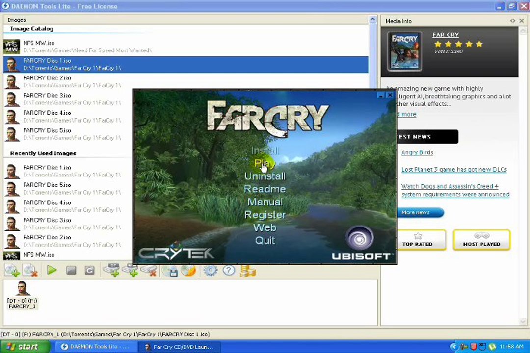 Install Far Cry 1 Game